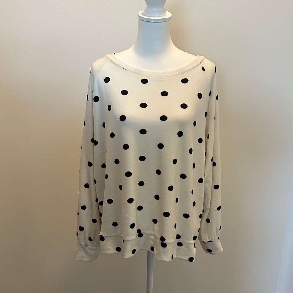 LOFT Women’s Super Soft Polka Dot Sweater